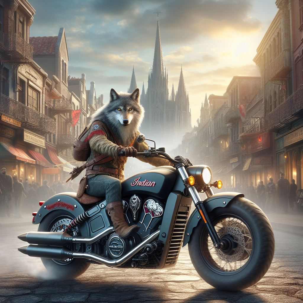 loup sur indian scout